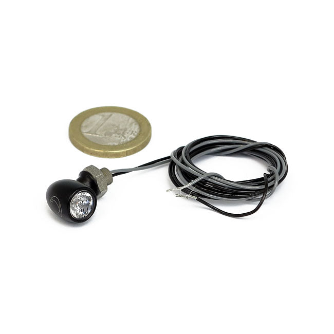 Bullet Atto LED Turn Signal Black Clear Lens