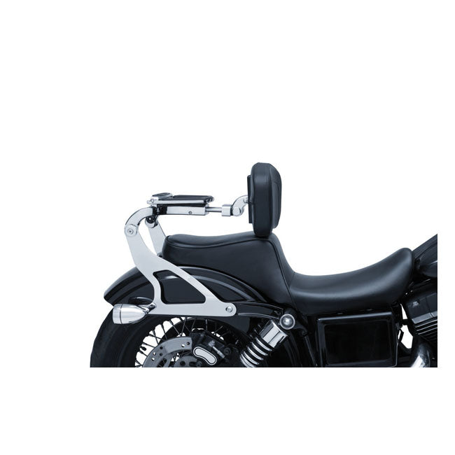 Mount Brackets For Multi-Purpose Backrest Chrome For 06-17 Dyna Excl. FLD, FXDWG, FXDF