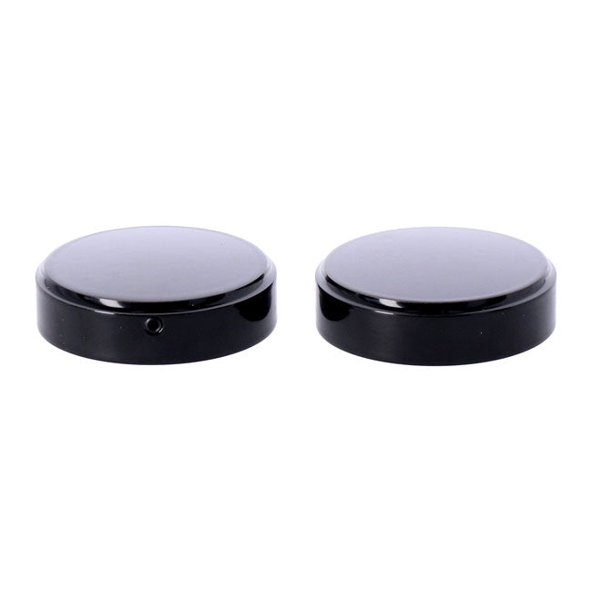 2 Pieces Fork Tube Cap Bolt Cover Kit Gloss Black For 16-21 XL1200X Forty Eight