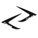3D Motorcycle Stickers - Tank Sides Black For Yamaha TMAX 530 2012>2016