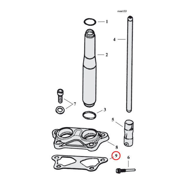 Gasket Tappet Cover Set For 04-22 XL