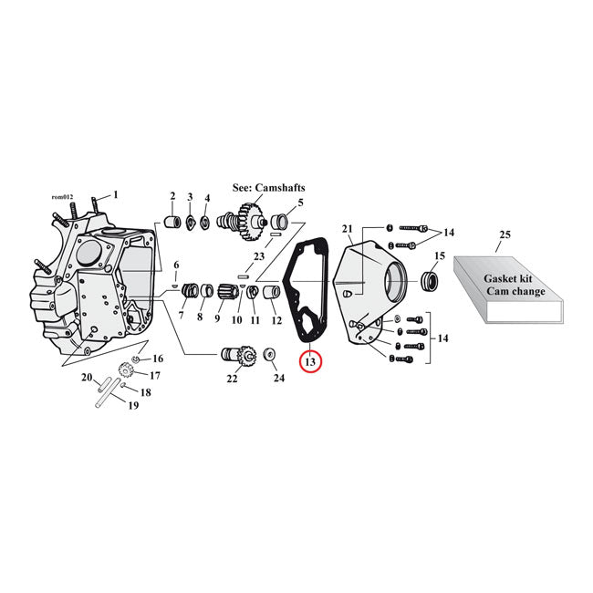 Cam Cover Gaskets Paper For 70-92 B.T.NU