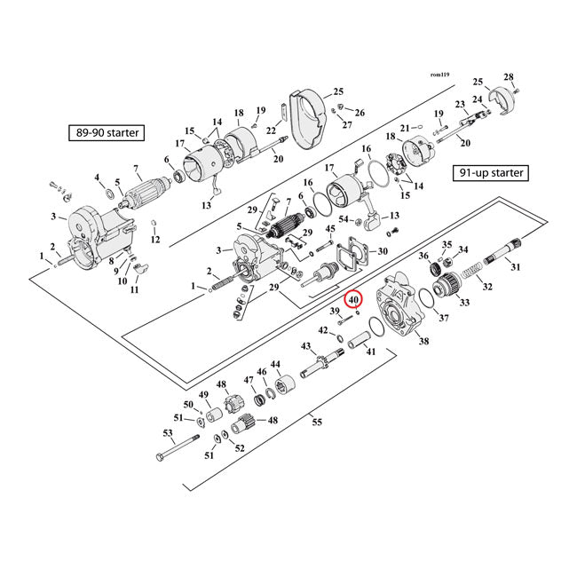 O-Ring Shifter / Inspection / Starter