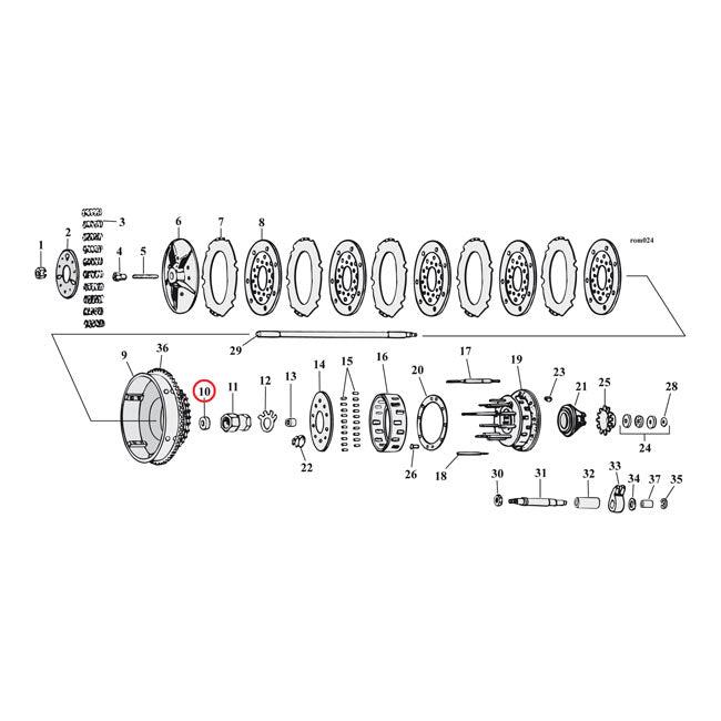 Oil Seal Clutch Hub Nut