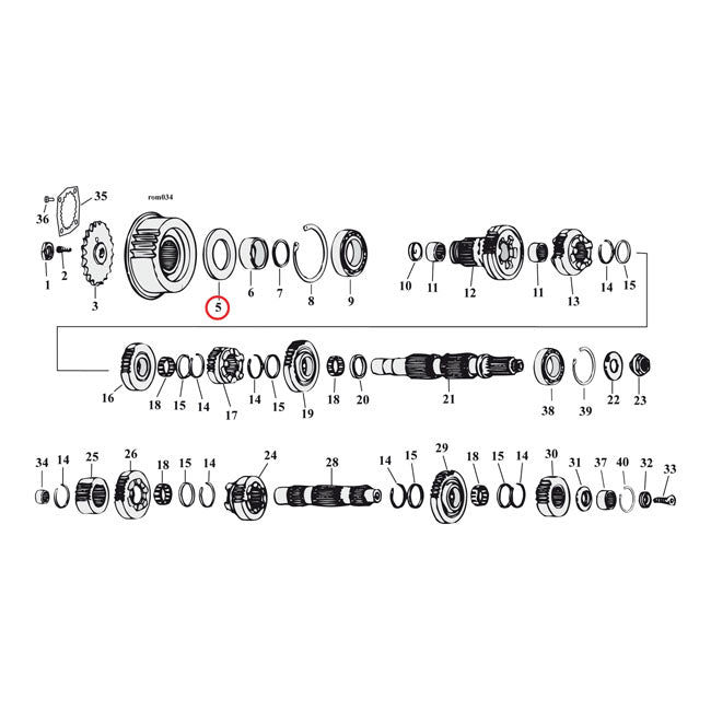 Transmission Mainshaft Oil Seal
