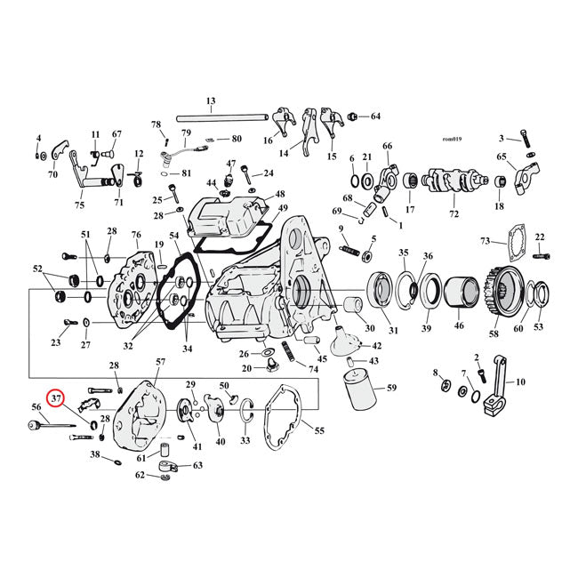 Seal Washer Transmission Fill Plug For 80-86 5-sp B.T. NU