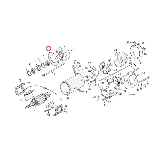 Generator Mount Gasket For 30-57 FL