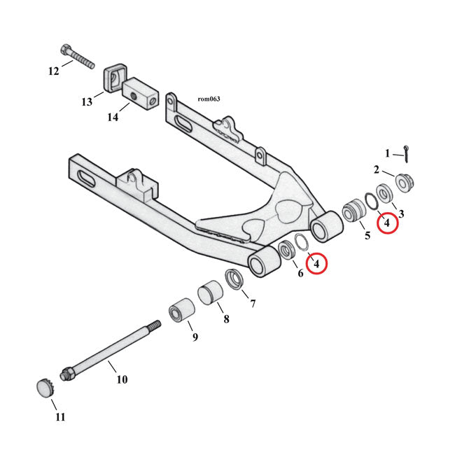 O-Ring Filler Cap Primary / Swingarm