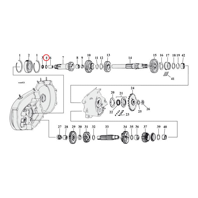 O-Ring Clutch Gear 561458