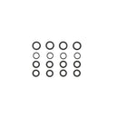 Pushrod Cover Seal Kit Rubber