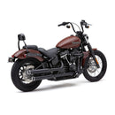 3" RPT Race Pro Slip-on Mufflers Black For Softail: 18-20 FXBR/S Breakout