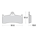 Street Excel Sintered Brake Pads For Front: For PM 112X6B And 112X6QC Calipers