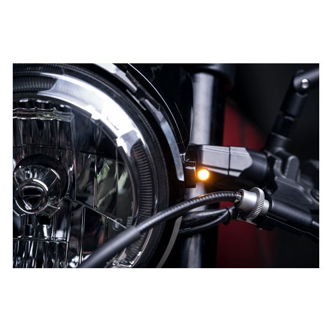 Bullet Atto Dark LED Turn Signal Black Dark Lens