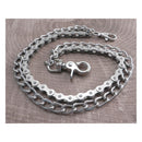Bike Chain & Shackle Double Wallet Chain