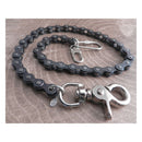 Black Bike Wallet Chain