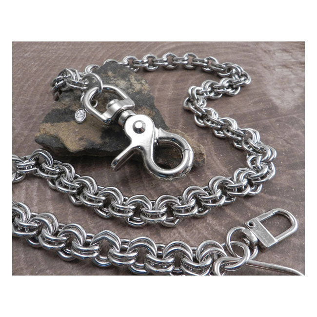 Double Ring Wallet Chain