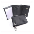 Black Soft Leather Trifold Wallet