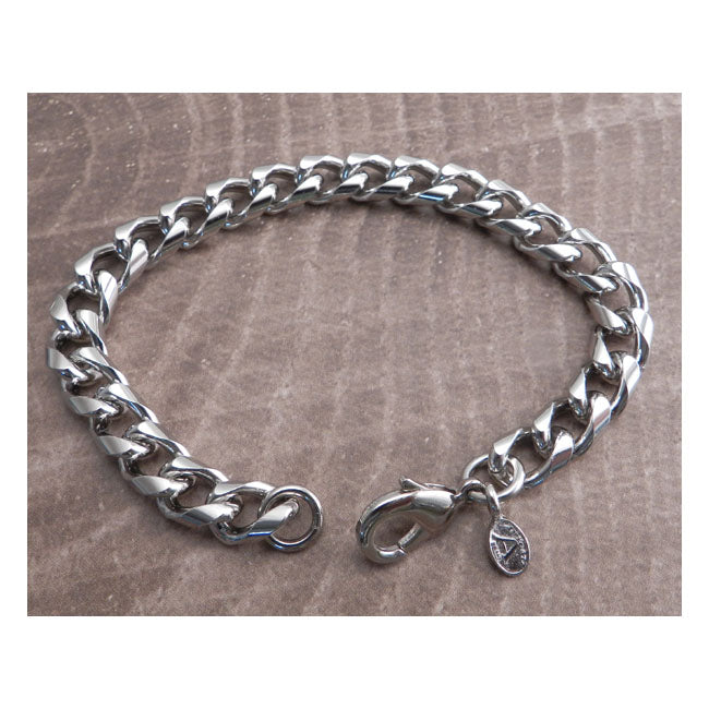 Small Laser Leash Chain Bracelet