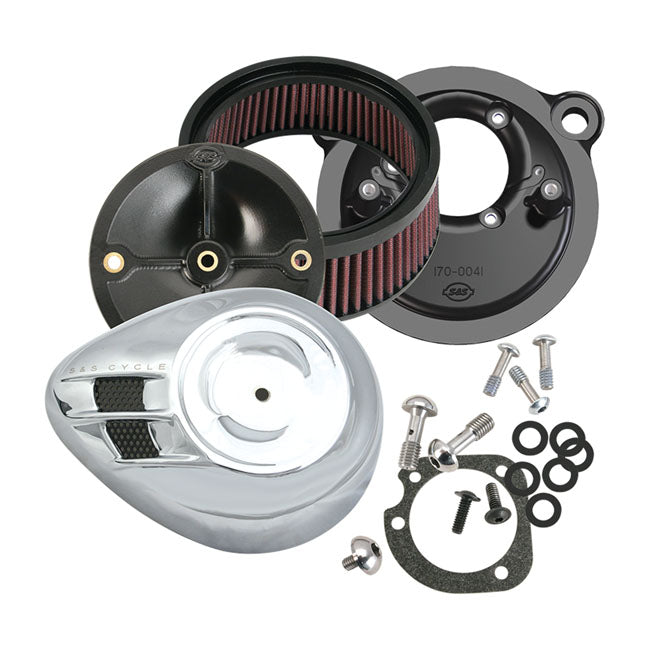 Stealth Airstream Teardrop Air Cleaner Kit For 91-22 XL With CV Carb