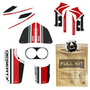 3D Motorcycle Stickers - Tank Kit Carbon Look For Ducati Desert X 2022>2026