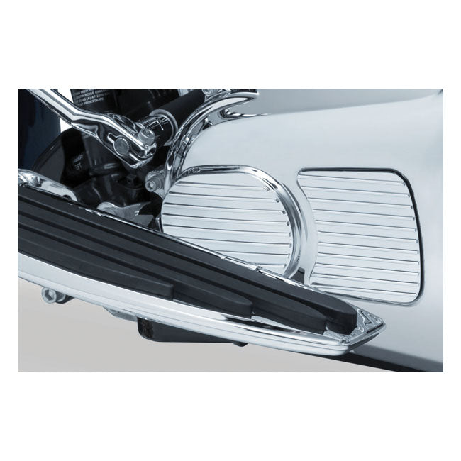 Finned Front Primary Accent Chrome For 99-16 Touring, Trikes NU