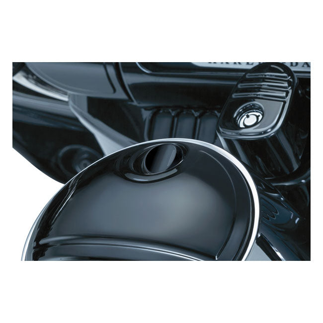 Push Button Fuel Door Latch Gloss Black