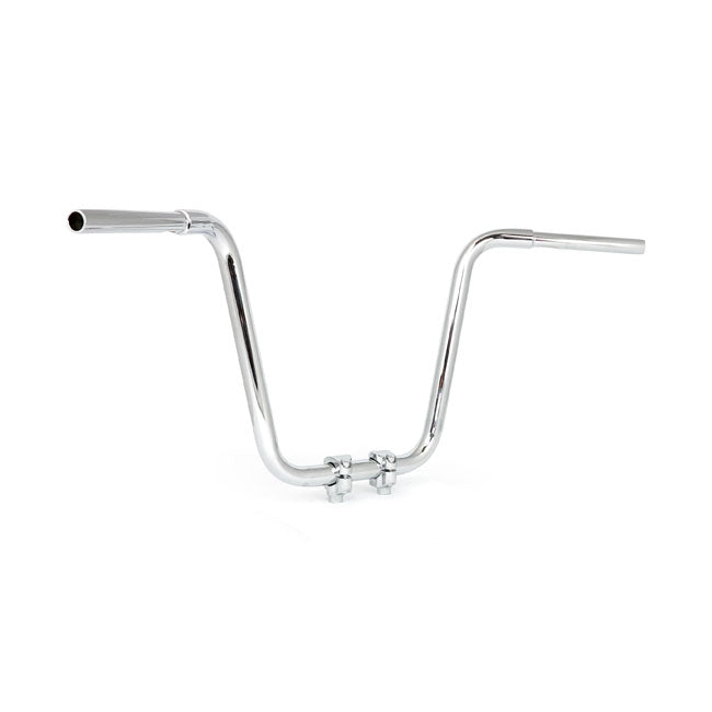 Apehanger Chrome 40cm High TUV Approved - 1-1/4 Inch