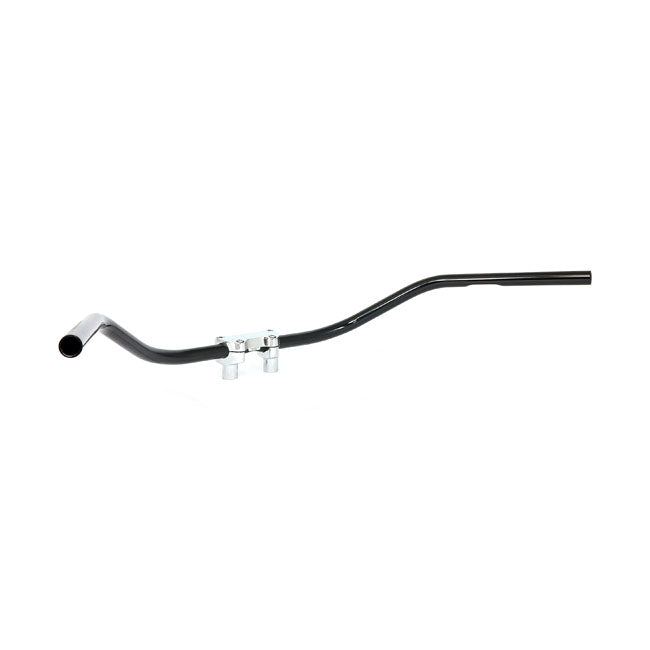 Dirty Bar 3 Holes Black TUV Approved - 1 Inch For 82-21 H-D Excl. 08-21 E-Throttle