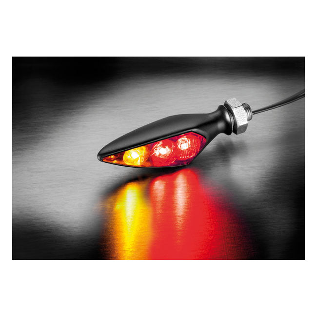 Rhombus S DF Dark Rear Right Turn Signal Black