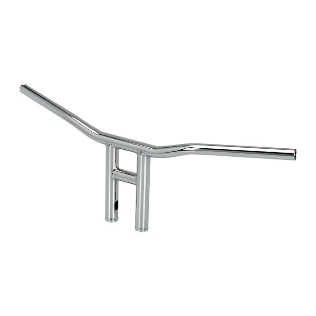 Tyson XL Handlebar 10 Inch Chrome TUV Approved Fits 08-21 H-D E-Throttle With 3-1/2" Mount Bolt Spacing