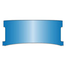 Repl Adj Lower Window Style D Blue For 49-59 Panhead With OEM H-D & National Cycle Beaded