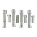 Panhead Aluminum Pushrod Cover Set Silver