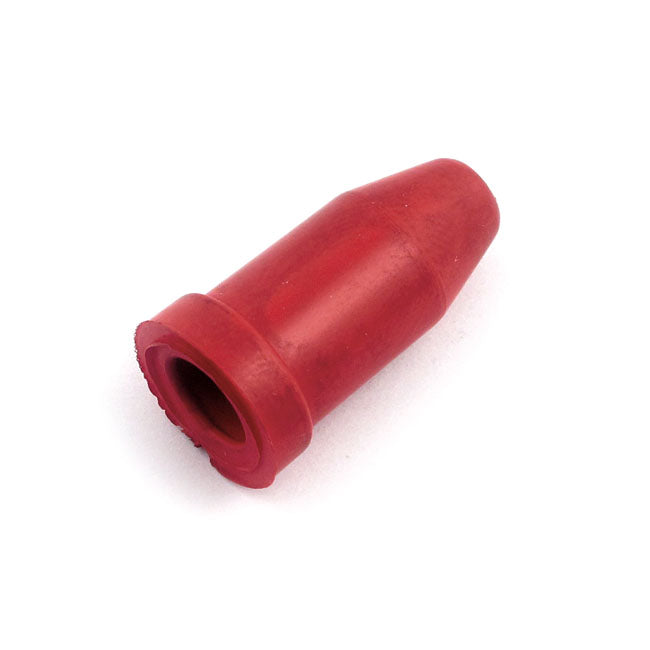 Rubber Cable Covers Red 1/4 Inch