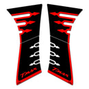 3D Motorcycle Stickers - Tank Sides Black For Yamaha TMAX 500 2001>2007