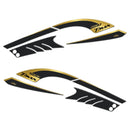 3D Motorcycle Stickers - Tank Sides Carbon Look For Yamaha TMAX 500 2008>2011