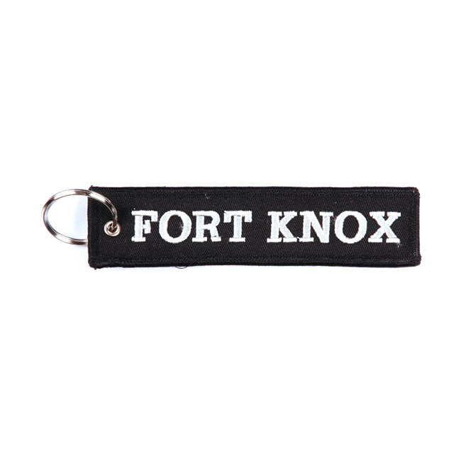 Motorcycle Storehouse Fort Knox Keychain Black