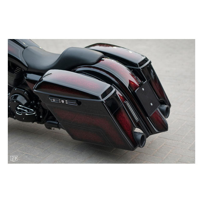 Stretch Down Extended Saddlebags - 4 Inch For 14-21 Touring