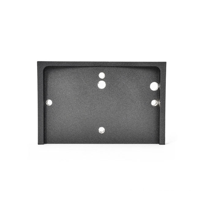 Universal Fender License Plate Holder Bracket Black