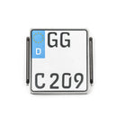 License Plate Holder With Taillight / Turn Sigal Black