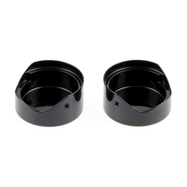 2 Pieces Fork Tube Cap Bolt Cover Kit Black