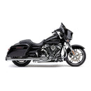 EL Diablo 4" Slip-On Mufflers Chrome For 17-22 Touring