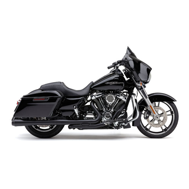 EL Diablo 4" Slip-On Mufflers Black For 17-22 Touring