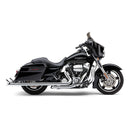 Fishtail Speedster Duals Exhaust Chrome For 17-22 Touring