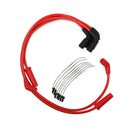 Ferro Spiral Core Spark Plug Wire Set 8 MM Red For 17-25 Touring