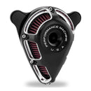 Jet Air Cleaner Kit Black Contrast Cut For 18-22 Softail