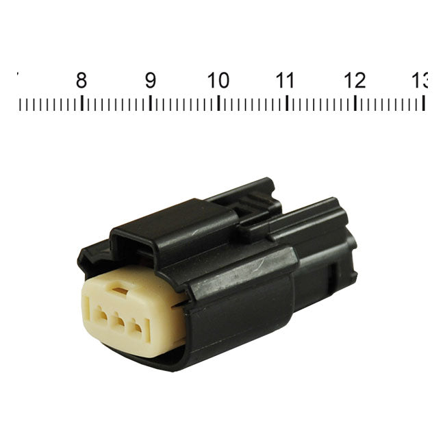 Molex Mx-150 Connector Black Plug 3-Pin