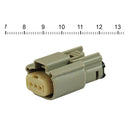 Molex Mx-150 Connector Gray Plug 3-Pin