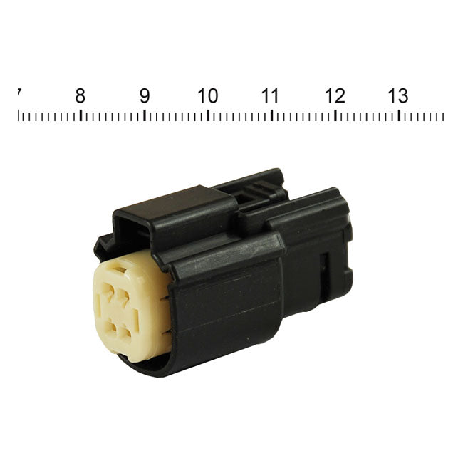 Molex Mx-150 Connector Black Plug 4-Pin