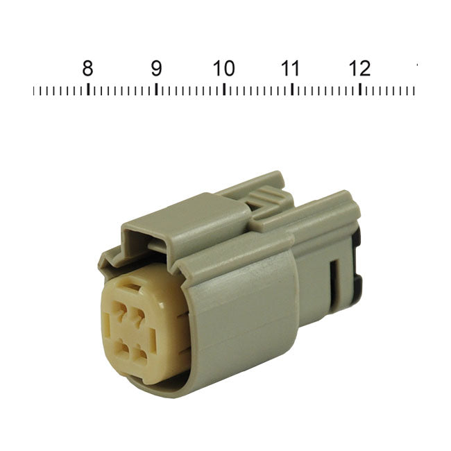 Molex Mx-150 Connector Gray Plug 4-Pin