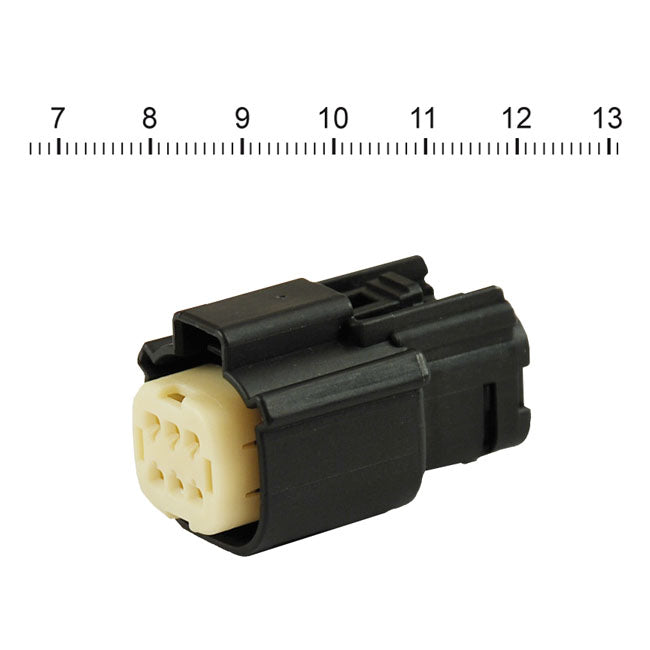 Molex Mx-150 Connector Black Plug 6-Pin